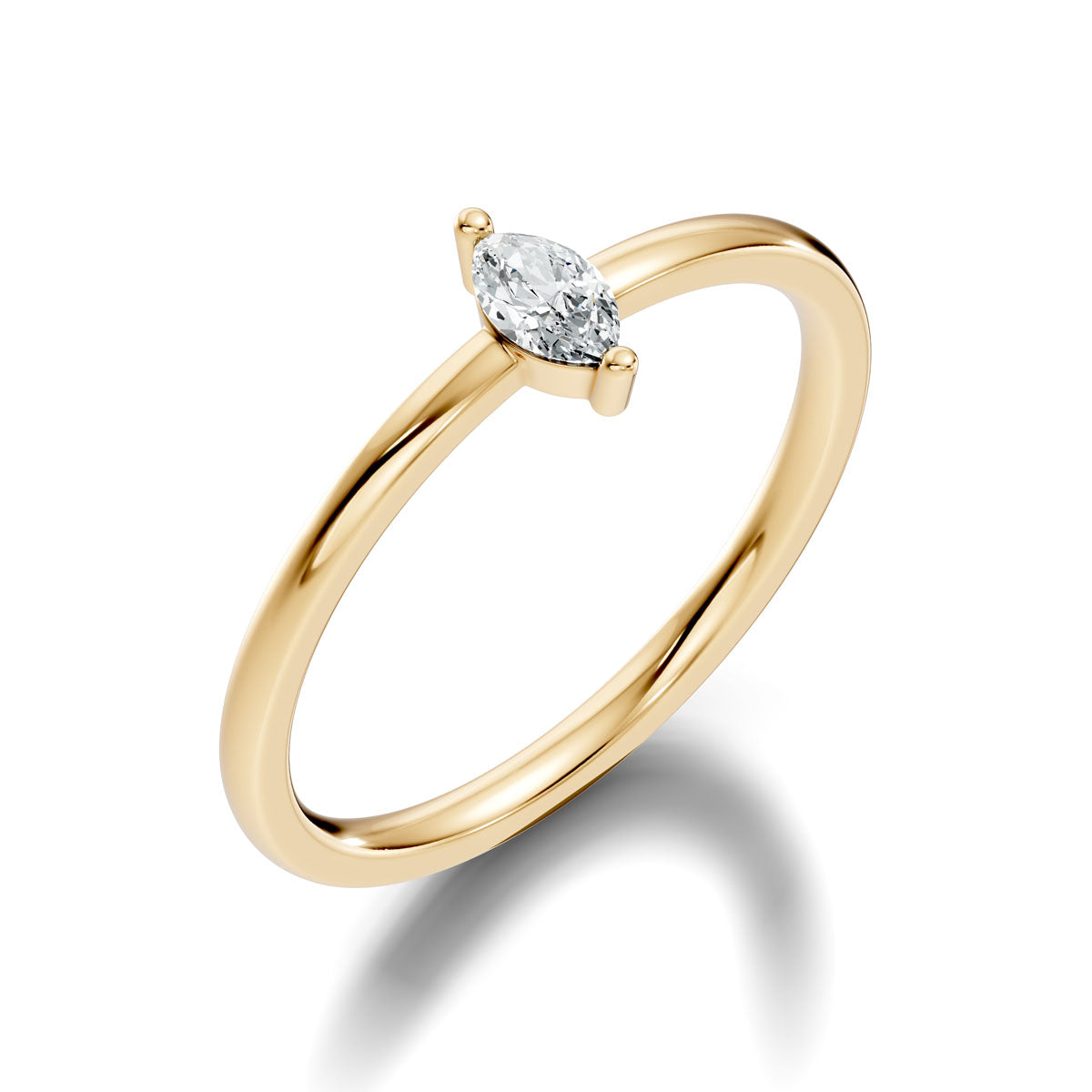 .15 Ct. Marquise Diamond Solitaire Ring with Two-Prong Setting (ja7-e copy)