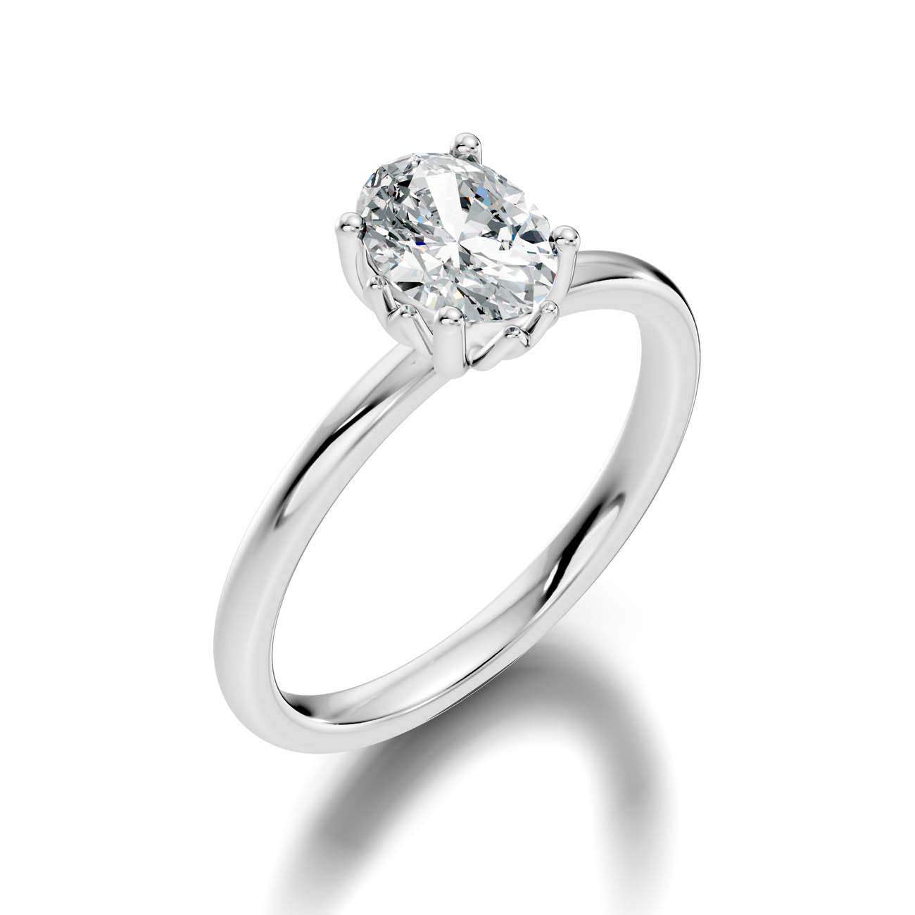 .50-1.50 Ct. Classic Oval Diamond Solitaire Ring with Six-Prong Setting (ja13-e copy) 13