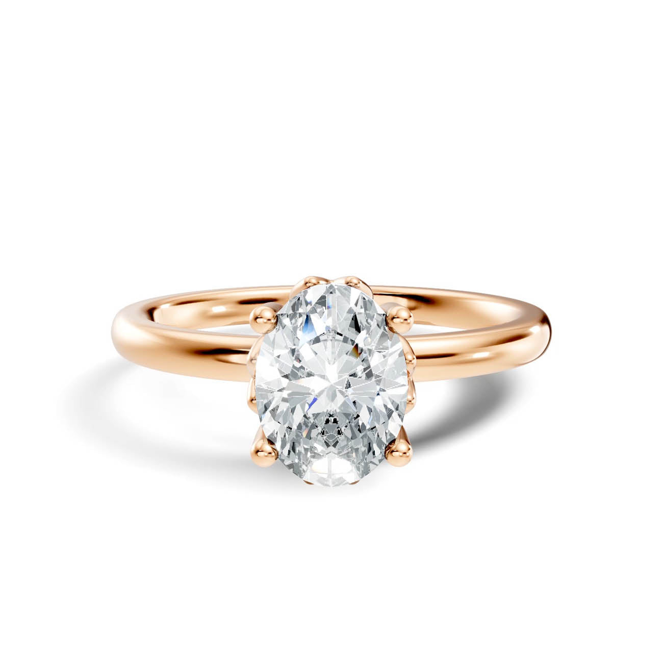 .50-1.50 Ct. Classic Oval Diamond Solitaire Ring with Six-Prong Setting (ja13-e copy) 6