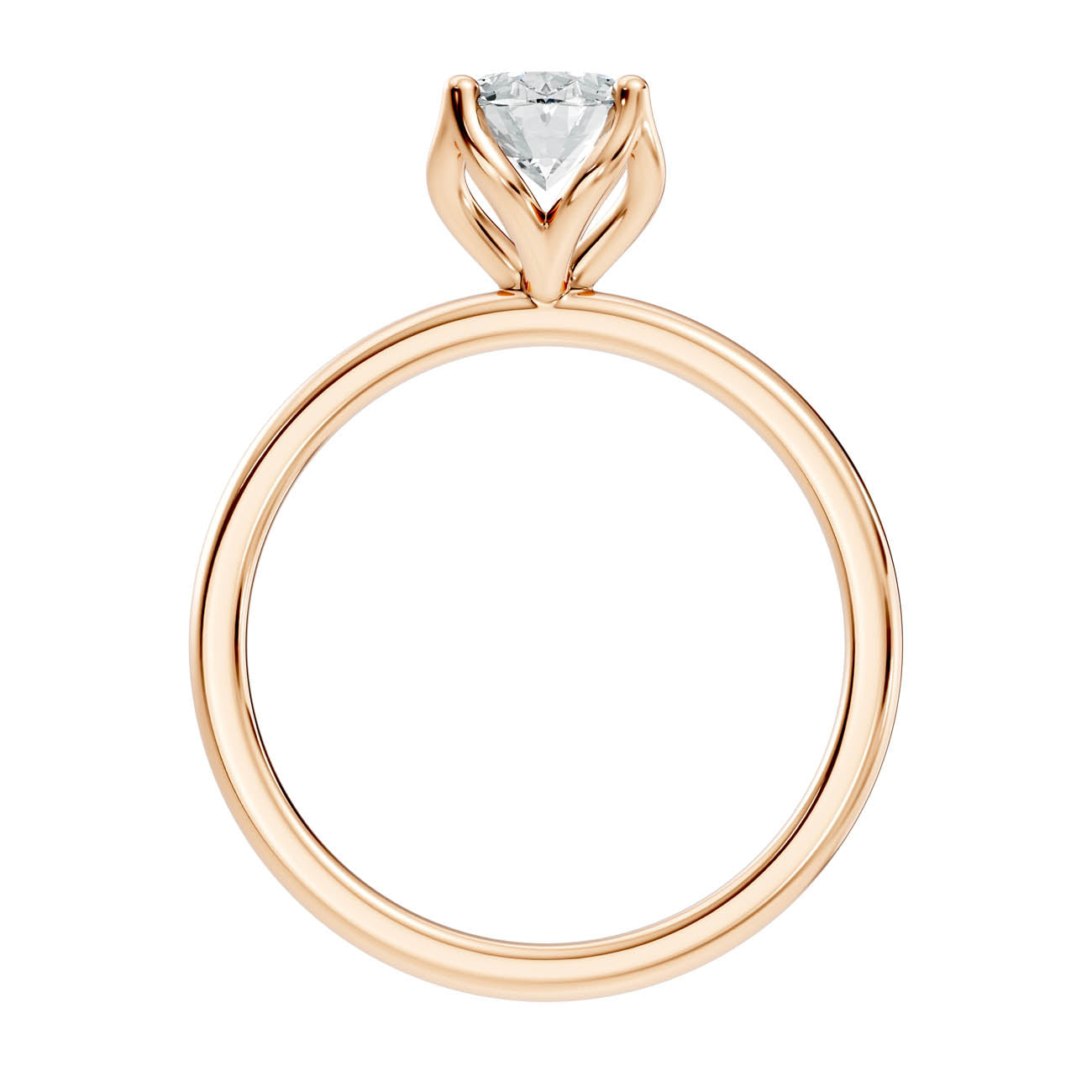 .50-1.50 Ct. Oval Diamond Solitaire Ring with Four-Prong Setting (ja14-c copy) 5
