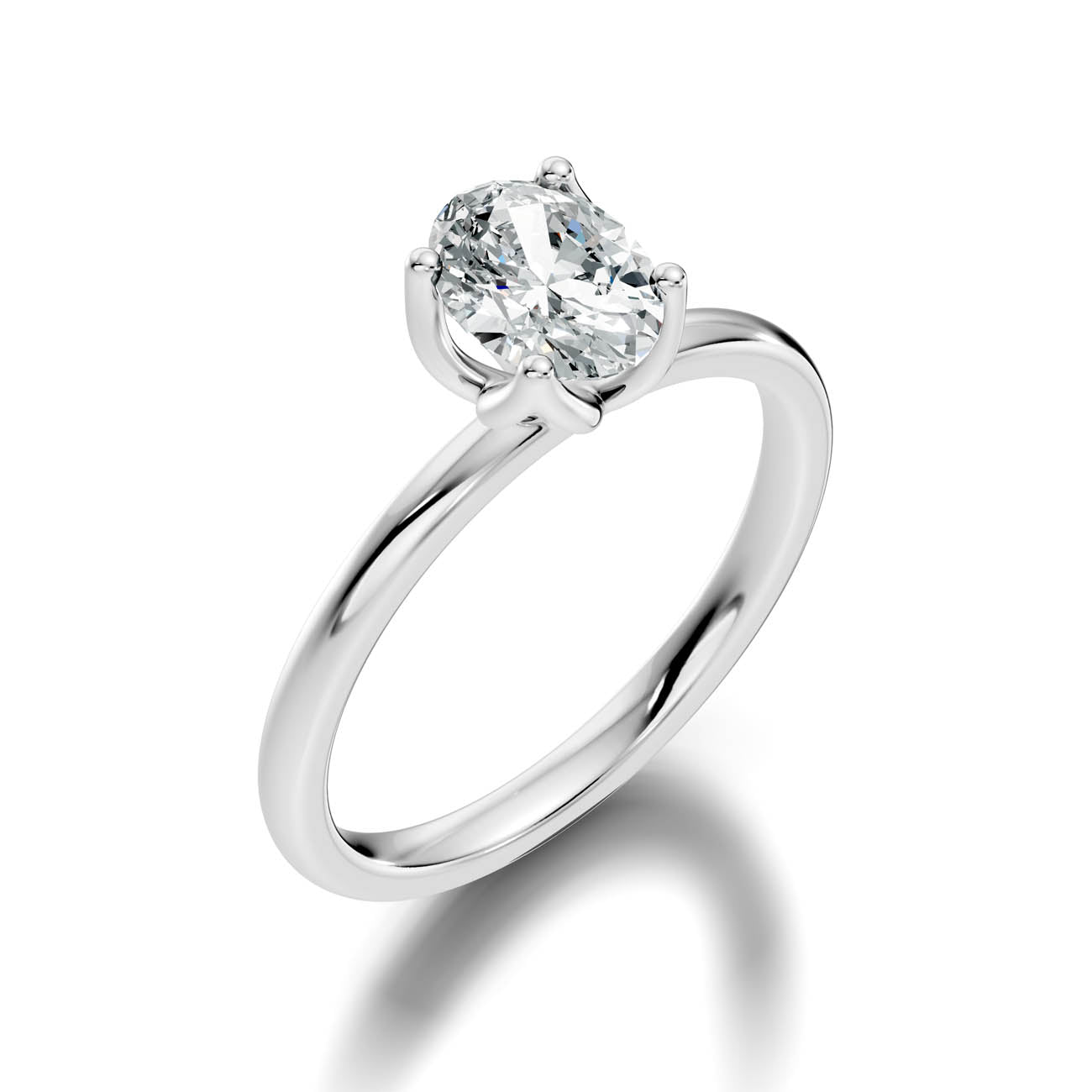 .50-1.50 Ct. Oval Diamond Solitaire Ring with Four-Prong Setting (ja14-c copy) 13