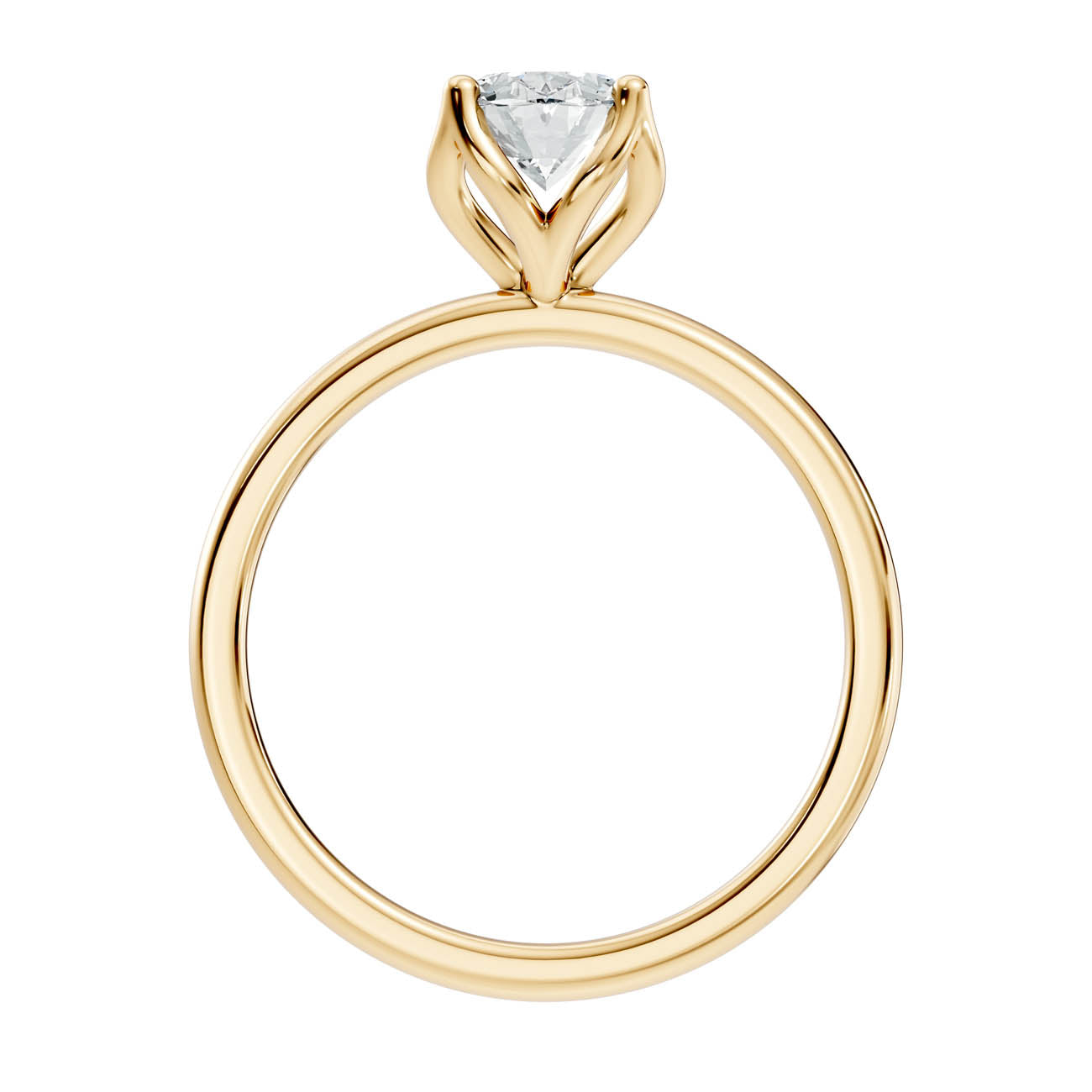 .50-1.50 Ct. Oval Diamond Solitaire Ring with Four-Prong Setting (ja14-c copy) 14
