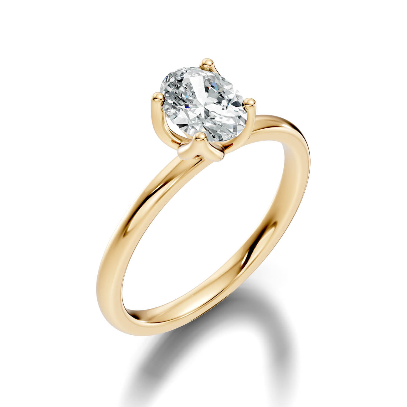 .50-1.50 Ct. Oval Diamond Solitaire Ring with Four-Prong Setting (ja14-c copy)