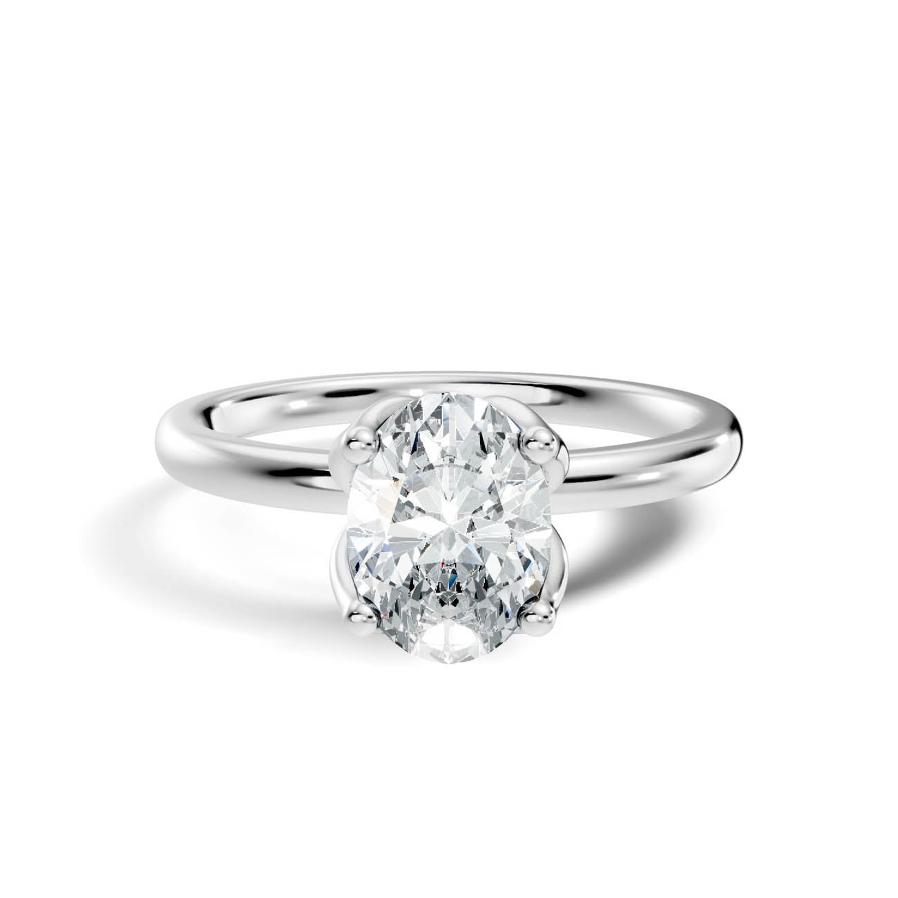.50-1.50 Ct. Oval Diamond Solitaire Ring with Four-Prong Setting (ja14-c copy) 10