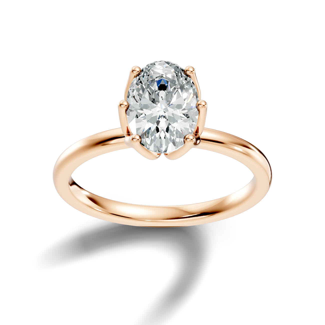 .50-1.50 Ct Classic Oval Diamond Solitaire Ring with Four-Prong Setting (ja15-b copy) 11