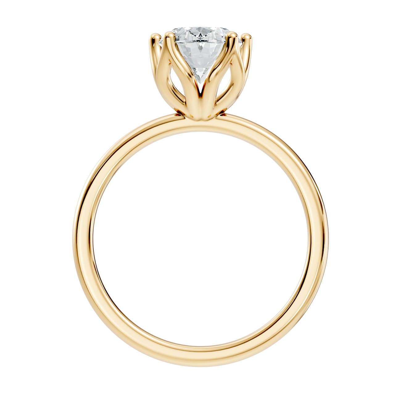 .50-1.50 Ct Classic Oval Diamond Solitaire Ring with Four-Prong Setting (ja15-b copy) 6