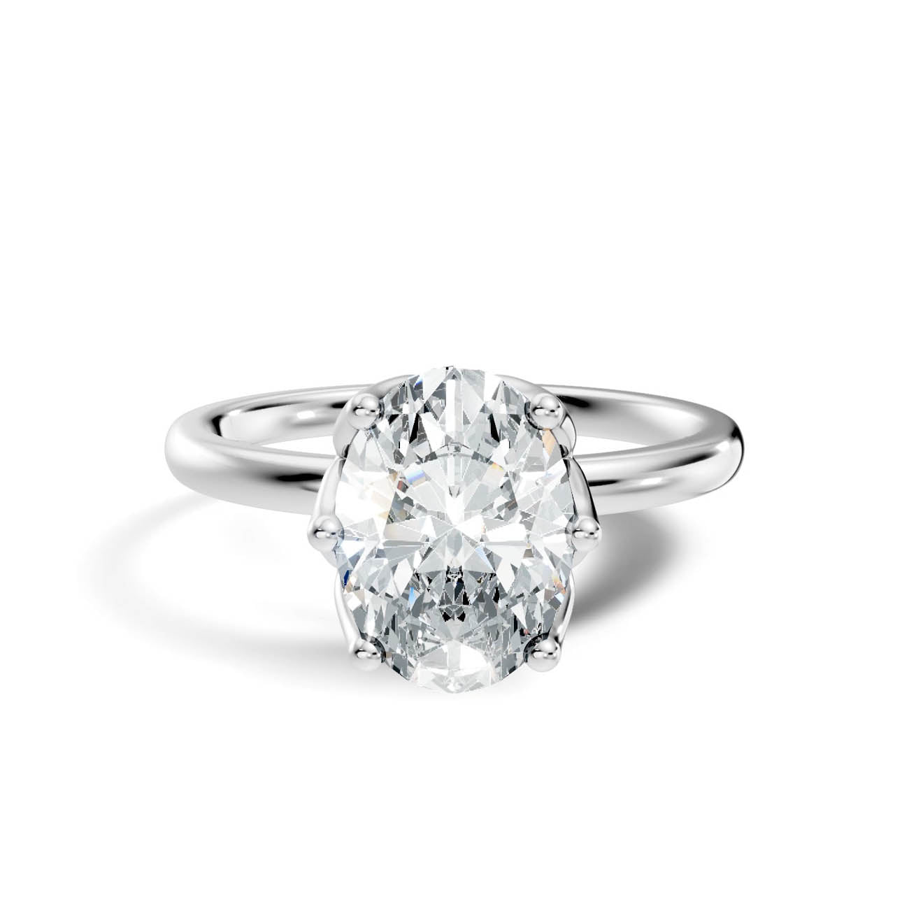 .50-1.50 Ct Classic Oval Diamond Solitaire Ring with Four-Prong Setting (ja15-b copy) 13