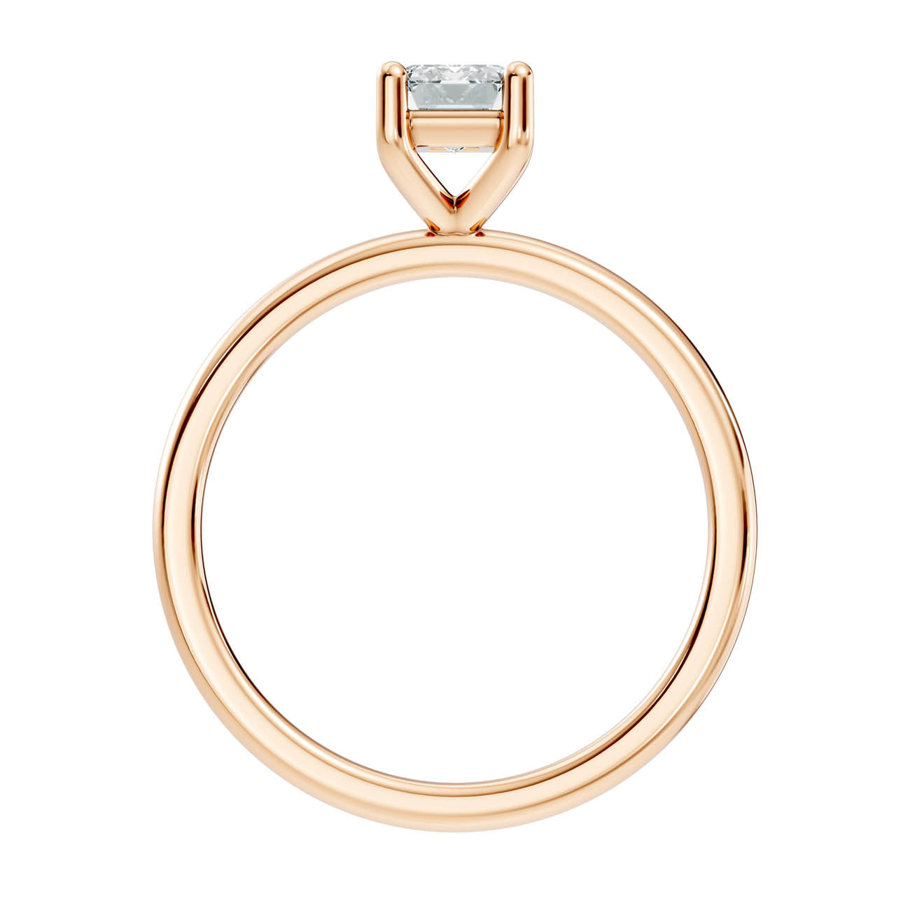 .50-1.50 Ct. Emerald-Cut Diamond Solitaire Ring with Four-Prong Setting (ja16-c copy) 5