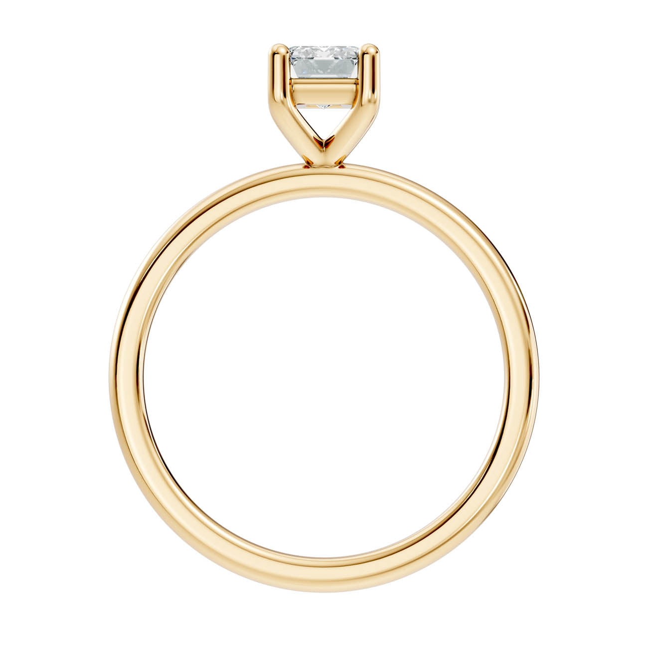 .50-1.50 Ct. Emerald-Cut Diamond Solitaire Ring with Four-Prong Setting (ja16-c copy) 14