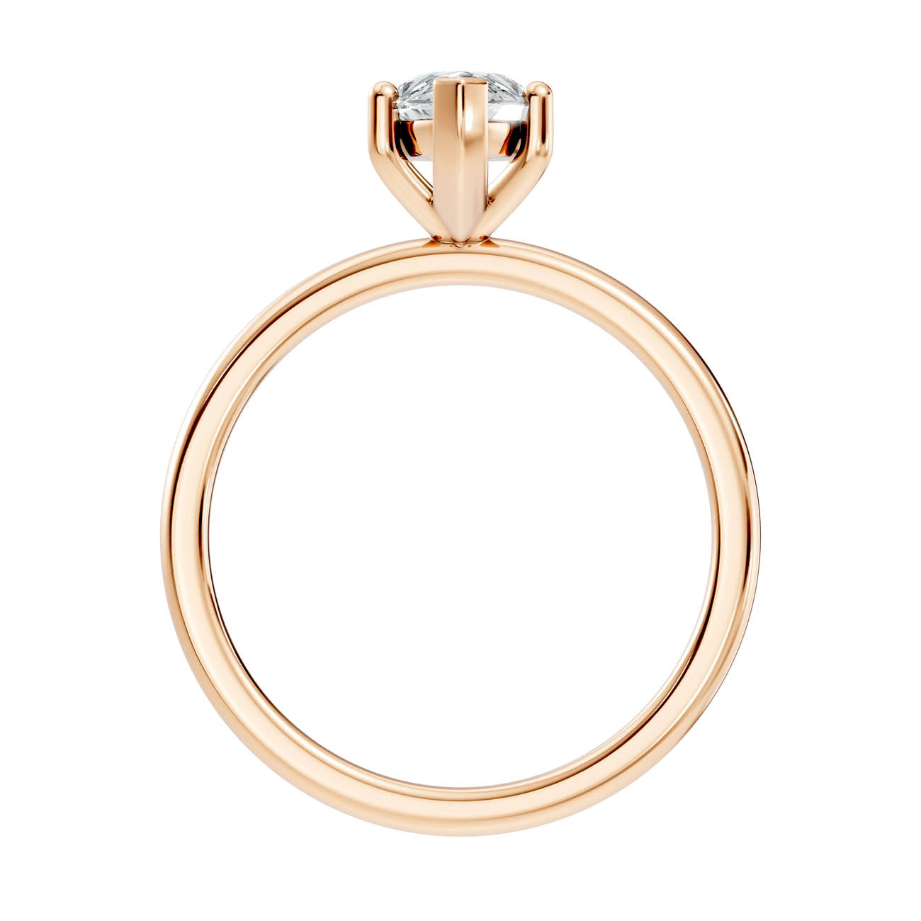 .50-1.50 Ct. Pear-Shaped Diamond Solitaire Ring with Four-Prong Setting (ja16-f copy) 5