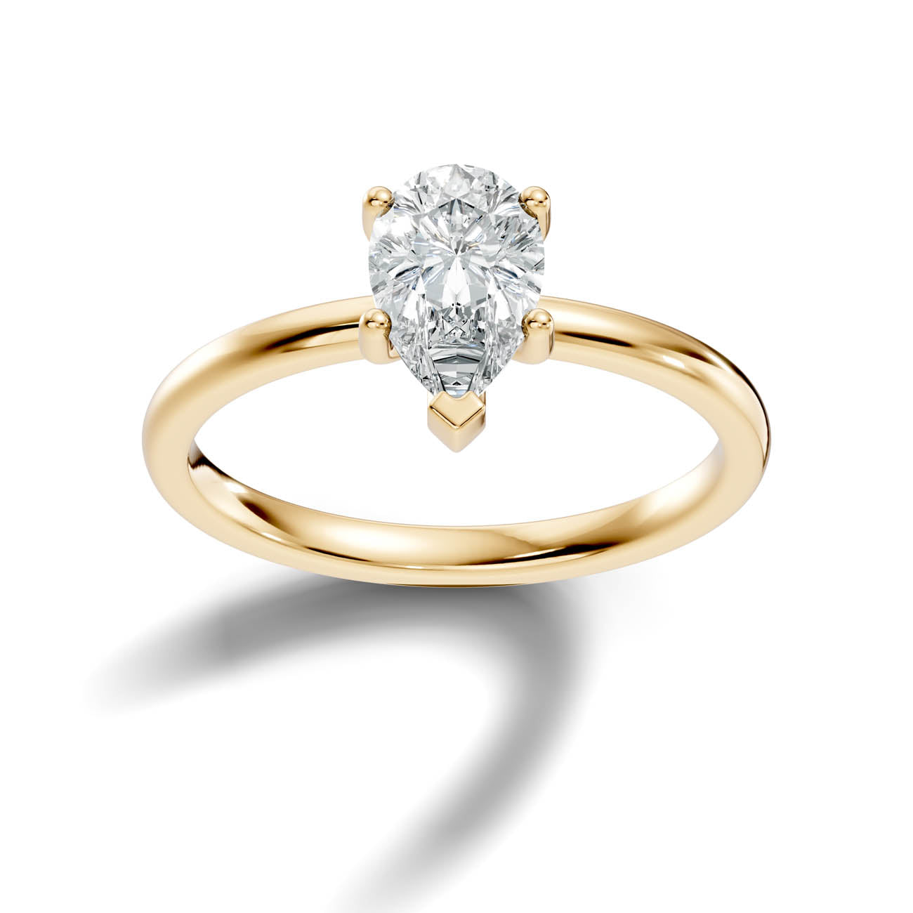 .50-1.50 Ct. Pear-Shaped Diamond Solitaire Ring with Four-Prong Setting (ja16-f copy) 15