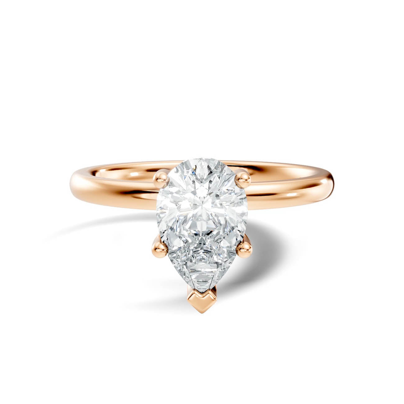 .50-1.50 Ct. Pear-Shaped Diamond Solitaire Ring with Four-Prong Setting (ja16-f copy) 7