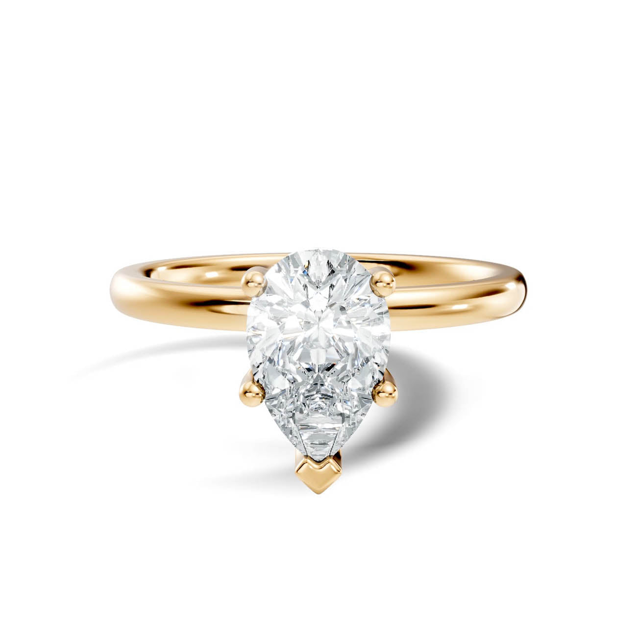 .50-1.50 Ct. Pear-Shaped Diamond Solitaire Ring with Four-Prong Setting (ja16-f copy) 3
