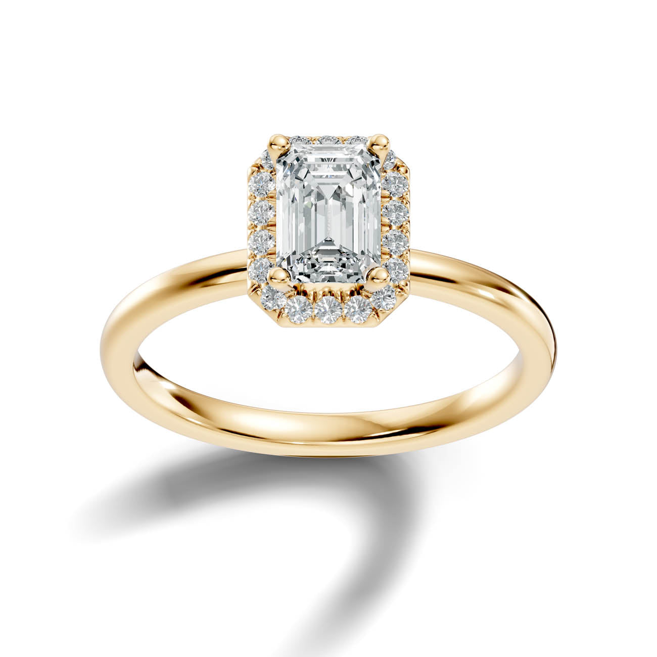 .50-1.25 Ct. Emerald-Cut Diamond Halo Engagement Ring (ja17-c copy)